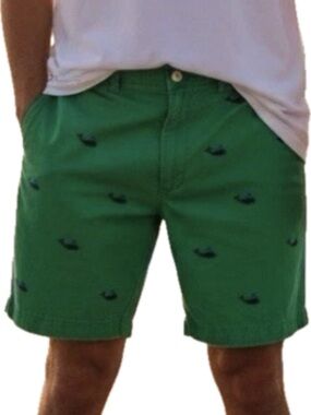 Polo Ralph Lauren Whale Embroidered Preppy Chino Classic Fit Shorts Men’s Sz. 34